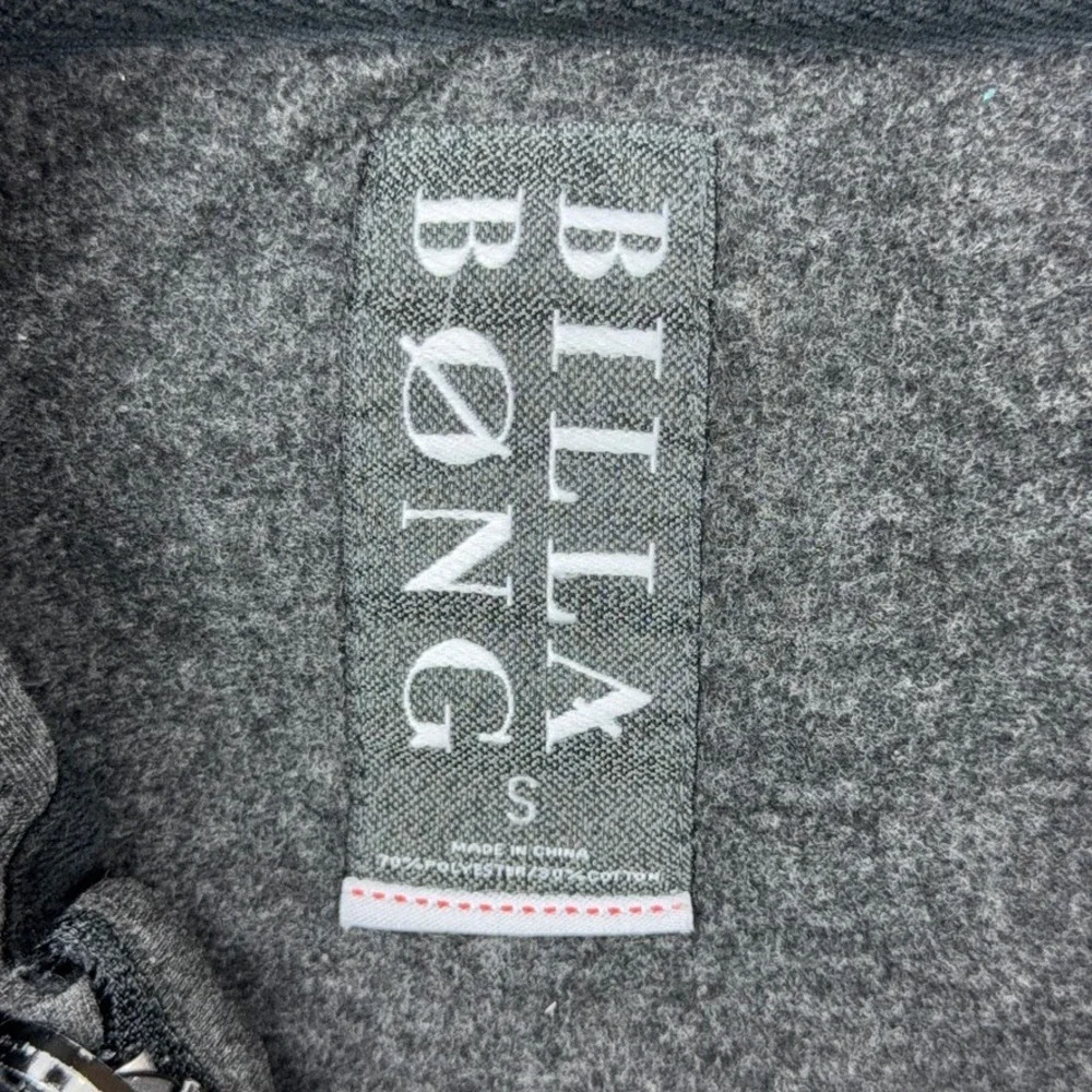 Billabong‎ Jacket Mens Small Gray 2-in-1 Fleece Lined Hooded Full Zip Surf Y2K